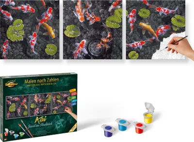 Produktbild von Schipper MNZ - Koi Juwel im Fischteich (Triptychon) 609470860