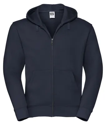 Produktbild von Russell - "Authentic" Hoodie mit durchgehendem Reißverschluss für Herren LT3769 (S) (Dunkelblau)