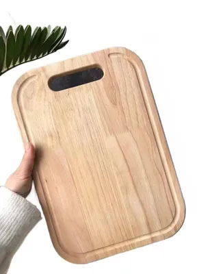 Image de Omgoods - Planche à découper en bois de chêne pour aliments et légumes