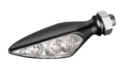 Zdjęcie produktu dla Kierunkowskaz LED KELLERMANN Rhombus S Extreme, czarna obudowa / przezroczyste szkło, przedni prawy lub tylny lewy