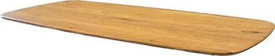 Produktbild von Tischplatte 180x90 Bootsform Eiche Hell Geölt
