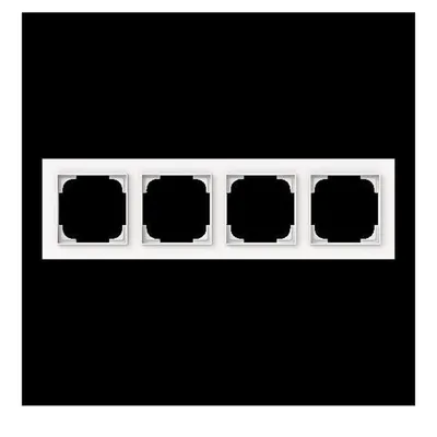 Produktbild von BUSCH JAEGER BJ 1724-44M Abdeckrahmen 4-fach