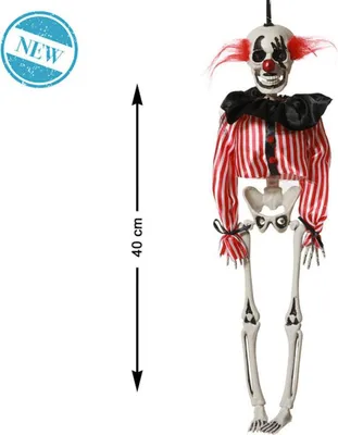 Obrázek produktu pro Halloween-Dekorace Klaun 40 cm