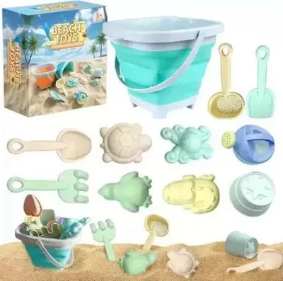Produktbild von 11-teiliges Strandspielzeug-Set, Outdoor-Sommerspielzeug für Kinder