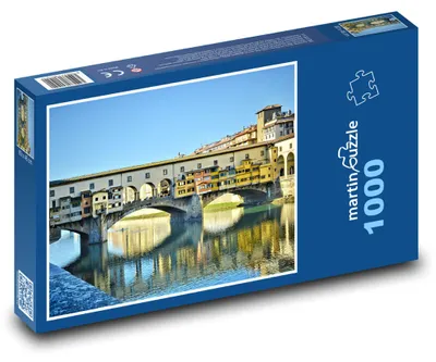 Obrázek produktu pro Puzzle 1000 Most ve Florencii - Itálie - martinpuzzle