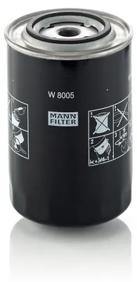 Zdjęcie produktu dla Filtr oleju MANN-FILTER W 8005