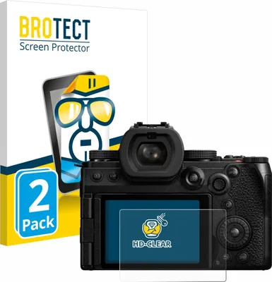 Produktbild von 2x Für Panasonic Lumix DC-S5II Schutzfolie BROTECT Displayschutz Display Schutz Folie Klar Transparent