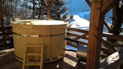 Productafbeelding van Whirlpool Blubberbad Badefass Spa-Bad Erholungsbecken Thermalwanne