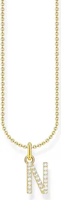 Image de Collier avec pendentif lettre N - Thomas Sabo modèle : KE2253-414-14