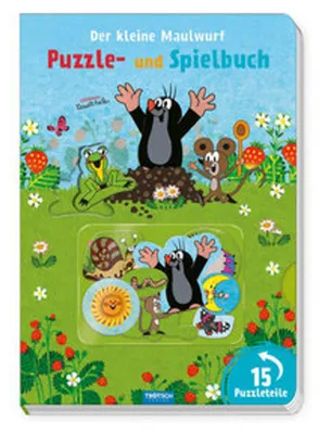 Produktbild von Trötsch Der kleine Maulwurf Puzzle- und Spielbuch Pappenbuch