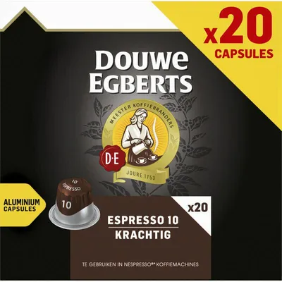 Obrázek produktu pro Douwe Egberts Espresso Krachtig Koffiecups 104 g – Intenzivní požitek z espressa