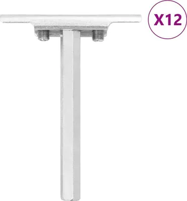 Image de Supports d'étagères flottantes 12pcs invisible acier au carbone