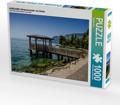 Produktbild von Calvendo GARDASEE Uferpromenade von Garda 1000 Teile Puzzle quer 640x480mm, Viola Melanie; 7302439