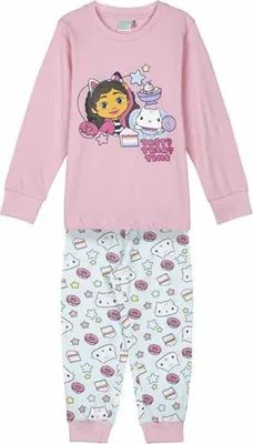 Obrázok produktu pre Pyžamo pre deti Gabby's Dollhouse Pink 4 roky
