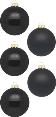Produktbild von Inge Glas - Kugeln in Box / 20Stk - Ebony Black - 6 cm - Glas