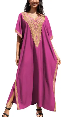 Imagen del producto de Vestido tipo caftán bohemio para mujer, cárdigan largo ideal para looks informales