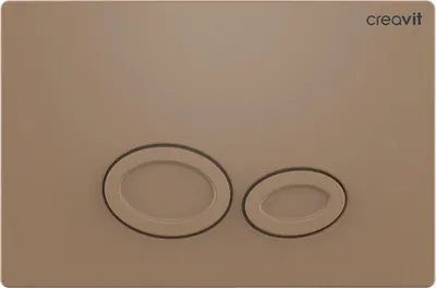 Produktbild von Creavit | Drückerplatte Drop Gp2002.06 - Cappuccino Matt - Passend Für Creavit Ständer - Elegantes Design