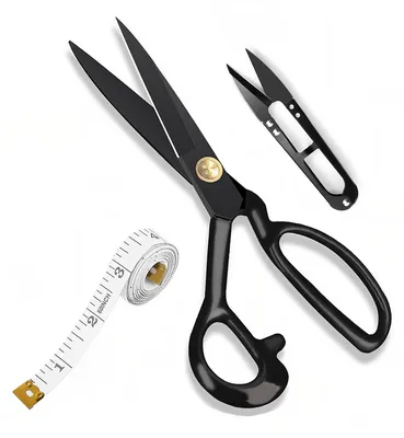 Obrázek produktu pro Profesionální nůžky na látky o délce 25,4 cm, vhodné pro textil, oděvy, džíny a kůži