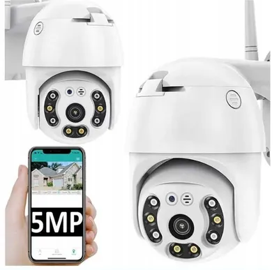 Obrázok produktu pre Vonkajšia Wi-Fi kamera, 5 MP, Ultra HD, 6x zoom, detekcia tváre/pohybu, ochrana IP66