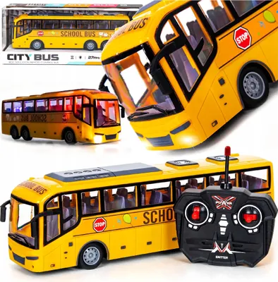 Zdjęcie produktu dla AUTOBUS SZKOLNY zdalnie STEROWANY DUŻY samochód dla dzieci AUTO Z PILOTEM