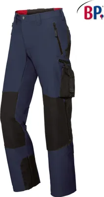 Produktbild von BP® Superstretch-Hose für Herren - nachtblau/schwarz - 42n