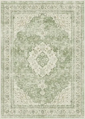 Image de Tapis de couloir, 60 x 240 cm, vert, antidérapant, à poils courts, pour cuisine