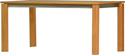 Produktbild von Teak Tisch Triton mit Edelstahlzarge 165 x 90 cm premium als moderner Esstisch aus Teakholz und Edelstahl für Garten Terrasse