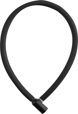 Zdjęcie produktu dla Zamek szyfrowy Trelock 60 cm, Ø 6 mm KS 106/60/6, bez uchwytu, czarny (1 szt.)