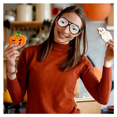 Produktbild von Lustige Brille für Männer und Frauen, Augenverkleidungsbrille für Halloween, Narren