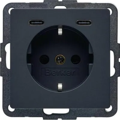 Productafbeelding van Berker Q.X SSD M.2F.USB-C 20W ANT.SAM (48156086)