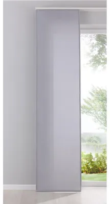 Produktbild von Flächenvorhang Schiebegardine Cationic »Palermo« blickdicht Leinen Optik natura seidenmatt, HxB 245x60 cm, Grau Landhaus Stil 204411