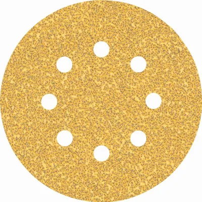 Image de Feuille abrasive BOSCH EXPERT C470 pour ponceuse excentrique perforé - Grain 80 Ø 150 mm 5 pièces - 2608900815