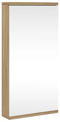 Obrázok produktu pre vidaXL Rohová zrkadlová skriňa dubový vzhľad 30x24x60 cm