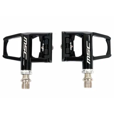 Productafbeelding van Msc Automatische pedalen voor racefietsen, zwart, universele maat