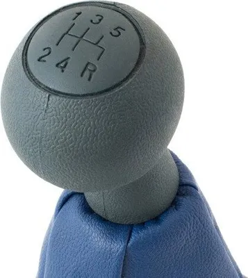 Produktbild von Schaltknauf Schaltmanschette BLAU GRAU 5-Gang für Fiat Doblo I 00-09