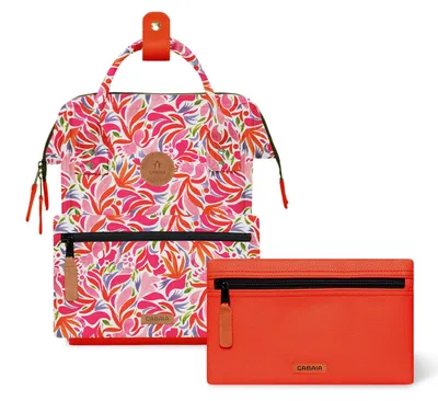 Imagen del producto de CABAIA mochila de ocio mochila con compartimento para ordenador portátil Adventurer All Over Backpack 10L Santorini colorido