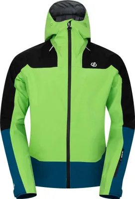 Immagine prodotto di Dare 2B - Giacca "Roving II", impermeabile per uomo RG11981 (L) (Verde chiaro/blu uccello di ghiaccio)