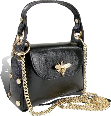 Immagine prodotto di borsa Toscanto nera metallizzata in pelle D2OTTM805UM