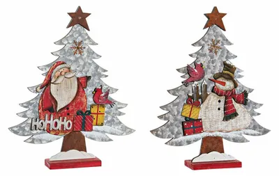 Immagine prodotto di Decorazione natalizia DKD Home Decor in legno (2 pezzi) (33 x 6 x 39,5 cm)