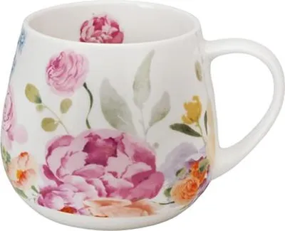Immagine prodotto di Elegante tazza in porcellana, in confezione regalo Classic - Fiori 430 ml
