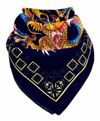 Produktbild von Bandana Halstuch 2 Drachen, Bandana Headscarf Scarf 2 Dragon, Bandana pañuelo bufanda cometa