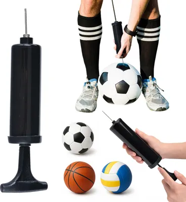 Produktbild von Outtec® Luftpumpe Minipumpe Ballpumpe Handpumpe Fußballpumpe Basketballpumpe mit Nadel