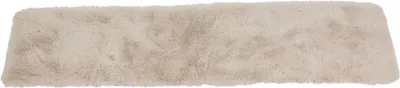 Produktbild von Tischläufer Samtweich 20x90cm creme Kunstfell – Mitteldecke