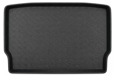 Produktbild von Kofferraumwanne für Peugeot 208 II 2019- (Notrad) – Schwarz, passgenau