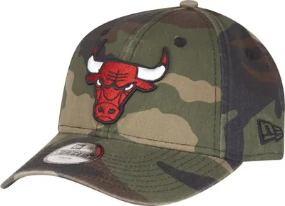 Zdjęcie produktu dla Czapka dziecięca New Era 9Forty Cap - Chicago Bulls washed wood camo