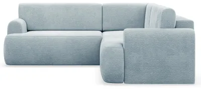 Produktbild von Selsey Kaveo - Ecksofa, Hellblau Chenille, 245 cm universell mit Eckelement