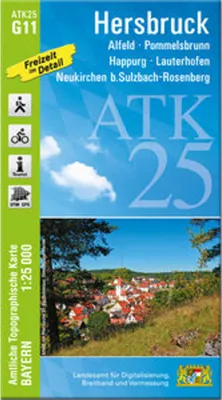Image de ATK25-G11 Hersbruck (Carte topographique officielle 1:25000)