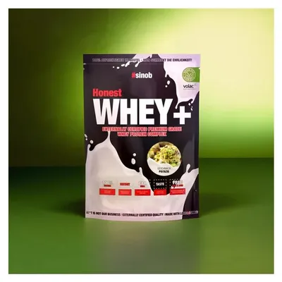 Produktbild von Sinob Honest Whey+ - Pistazie 820g