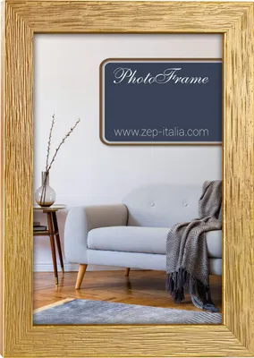 Image de ZEP cadre photo en bois Lienz or 15x20 cm