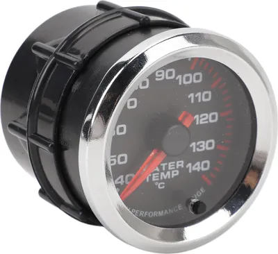 Productafbeelding van Temperatuurindicator voor water, 2 inch, 40 tot 140 Celsius, 7-kleuren LED-temperatuurweergave, geschikt voor voertuigen, campers, boten, 12V